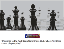 Tablet Screenshot of pocochessclub.com